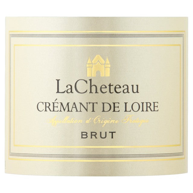 Lacheteau Crémant de Loire Brut sparkling wine 75cl, UK version