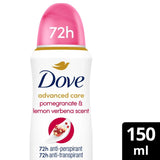 Dove Advanced Care Go Fresh Pomegranate & Lemon Verbena Anti-Perspirant Deodorant Spray 150ml