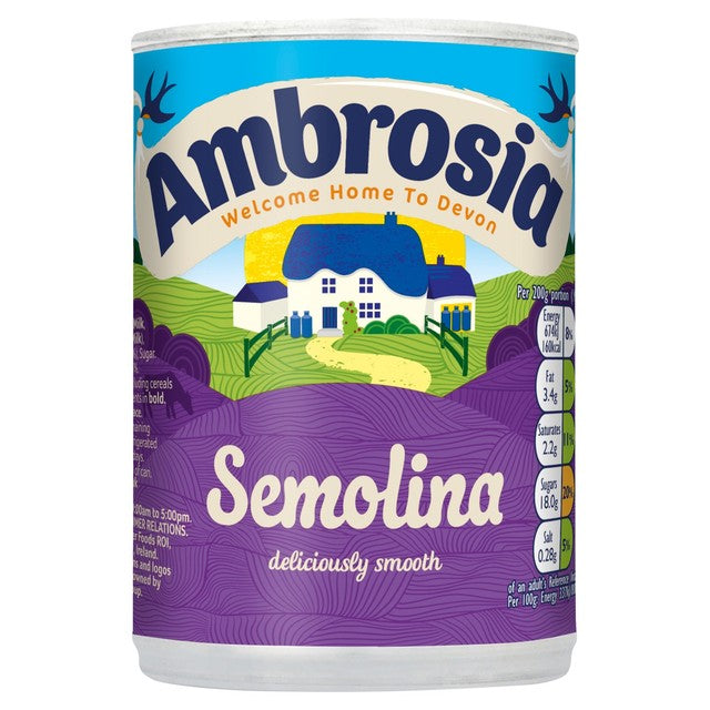 Ambrosia semolina pudding 400g - British product