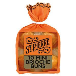 St Pierre Mini Brioche Buns 10 Pack