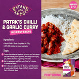 Patak's chilli garlic curry kit, imported from the UK
