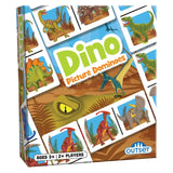 Cheatwell Games Dinosaur Picture Dominoes 36-piece set, imported from the UK
