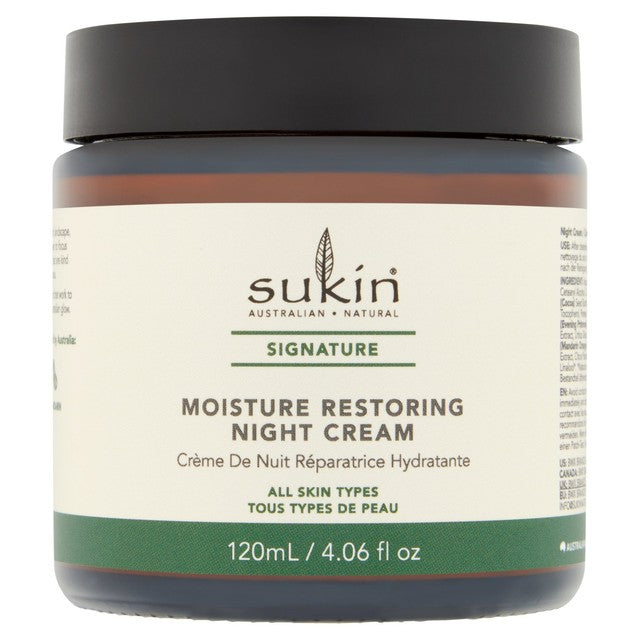 Sukin natural moisture restoring night cream 120ml (British brand)