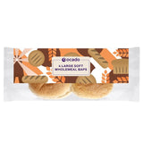 M&S Ocado Large Soft Wholemeal Baps Bread Rolls 4 Pack- Buy online at McGrocer