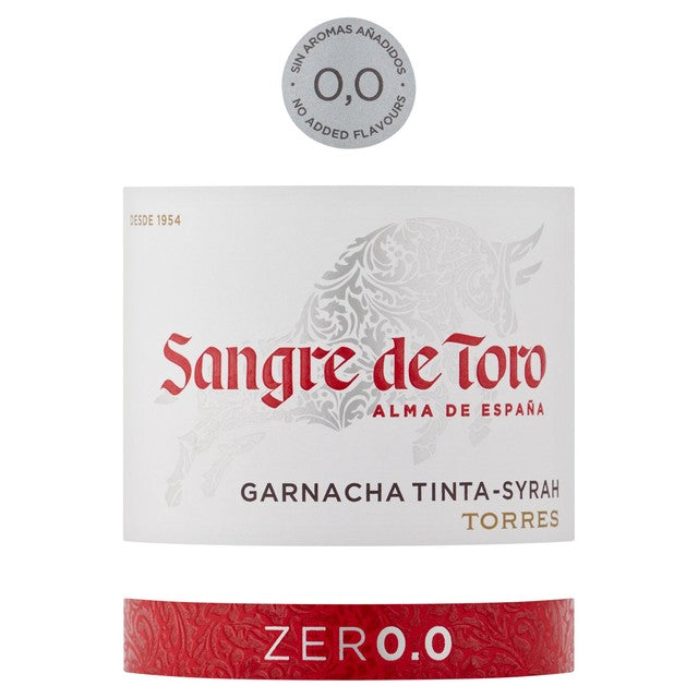 Torres Natureo red dealcoholised wine 75cl (British brand)