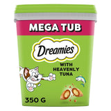 M&S Dreamies Cat Treats with Tuna Flavour Mega Tub 350g- Buy online at McGrocer