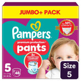 Pampers Nappy Pants Size 5 48 Count, imported from the UK