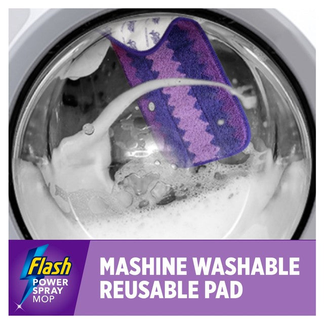 Flash Power Spray Mop washable microfibre pad - British product