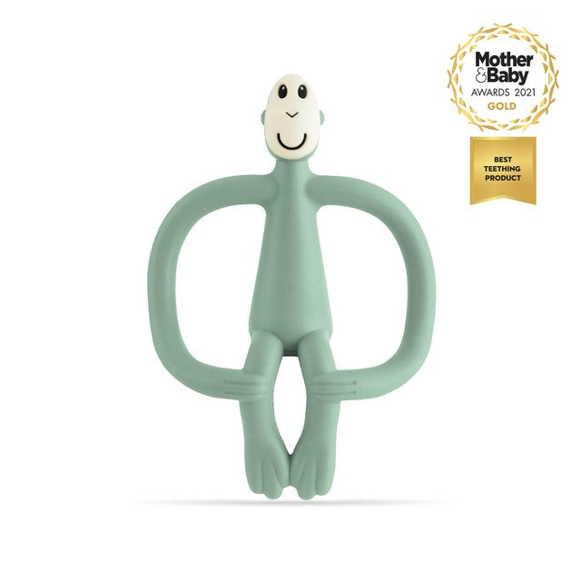 Matchstick Monkey Mint Green Teether, imported from the UK