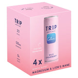 Trip Mindful Blend Wild Strawberry sparkling flavoured drink 4 x 250ml (British brand)