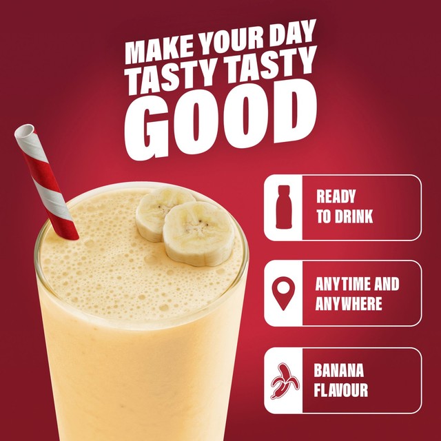 SlimFast banana milkshake multipack 6 x 325ml (British brand)