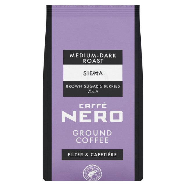 Caffe Nero Siena ground coffee bag - British product