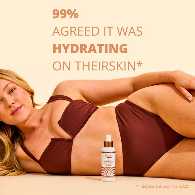 Skinny Tan Self-Tanning Oil Medium 145ml (British brand)