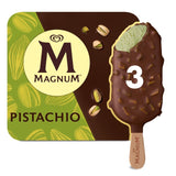 Magnum pistachio ice cream sticks 3 x 100ml, imported from the UK