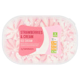 Sainsburys Strawberry Cream Ice Cream 900ml