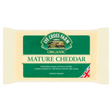 Lye Cross Farm organic mature cheddar cheese 350g, UK version