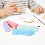 Janod sidewalk chalks set of 6, imported from the UK