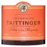 Taittinger Folie de la Marquetterie Champagne 75cl (British brand)