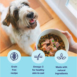 Tails dog wet food chicken and cod 400g (British brand)