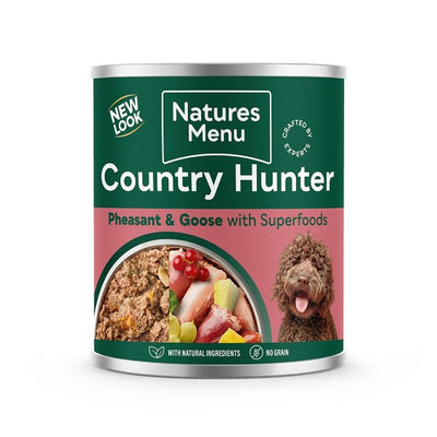 M&S Natures Menu Country Hunter Pheasant & Goose Wet Dog Food 6 x 600g- Buy online at McGrocer
