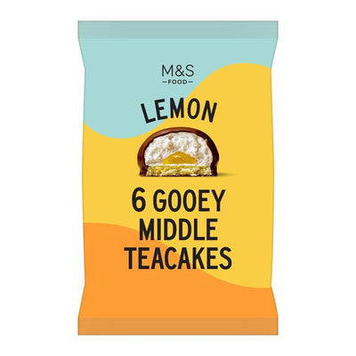 M&S M&S 6 Ultimate Lemon Teacakes- Buy online at McGrocer