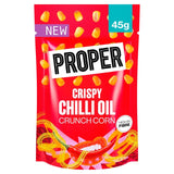 Propercorn crispy chilli oil corn snack 45g, imported from the UK