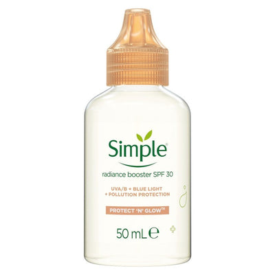 Simple Protect 'N' Glow Radiance Booster SPF 30 Gesichtsfeuchtigkeitscreme 50ml