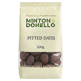 Minton & Donello Pitted Dates 500g, imported from the UK