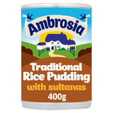 Ambrosia rice pudding with sultanas and nutmeg 400g - British product