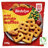 M&S Birds Eye Mini Potato Waffles Frozen Vegetarian 456g- Buy online at McGrocer