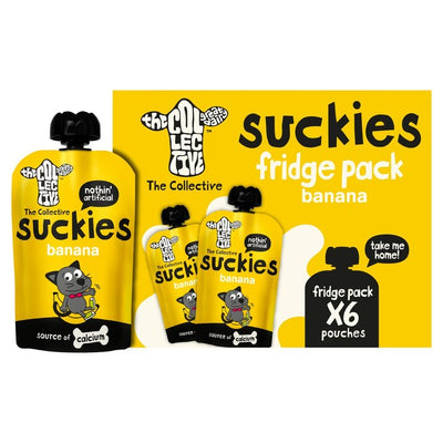 M&S The Collective Kids Bananyoghurtposer 6 x 90g- Kjøp online hos McGrocer