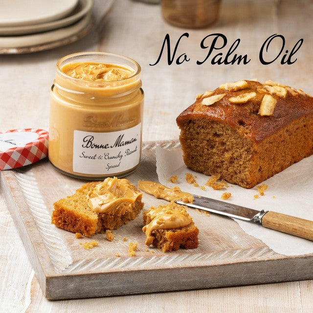 Bonne Maman sweet and crunchy peanut spread 230g - British product