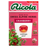 Ricola cranberry sugar free herbal sweets 45g, imported from the UK
