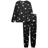 M&S fleece pyjamas Extra Large Black Mix, imported from the UK