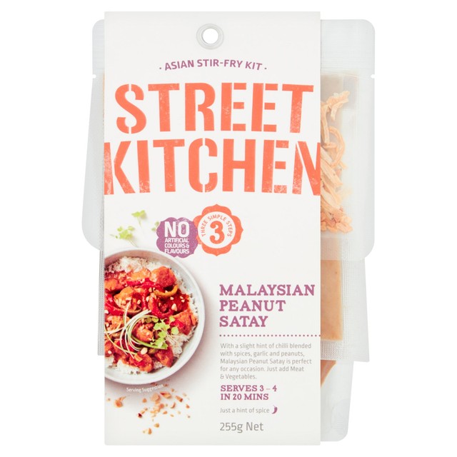 Street Kitchen Malay peanut satay sauce 255g (British brand)