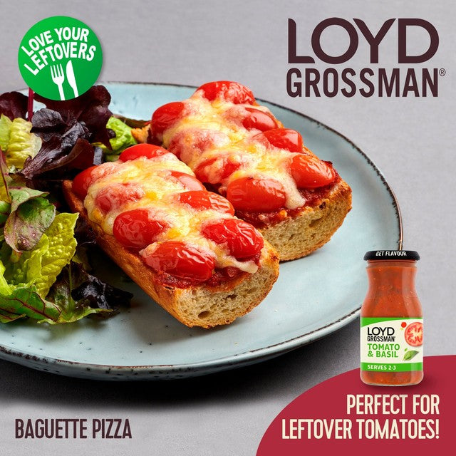 Loyd Grossman Tomato Basil Pasta Sauce 350g, UK version