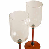 M&S Bobble Contrast Wine Glasses set of two, imported from the UK
