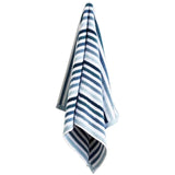 M&S striped blue bath towel (British brand)