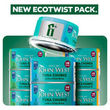 John West no drain tuna chunks 3x100g, UK version