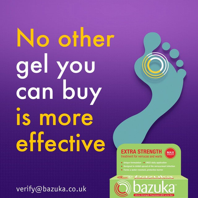 Bazuka Extra Strength Verruca Treatment Gel - British product