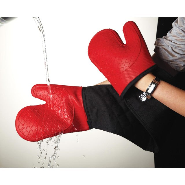MasterClass silicone double oven glove 37x19cm, imported from the UK
