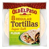 Old El Paso Flour Tortillas 8 Pack, imported from the UK