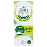 Lil-Lets Organic Non-Applicator Super Plus 16 pack, UK version