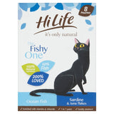 M&S HiLife The Fishy One in Jelly Wet Cat Food 8 x 70g- Buy online at McGrocer