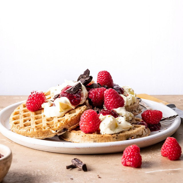 Griddle Bakery choc-chip toaster waffles 200g, UK version