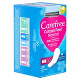 Carefree Cotton Fresh Scented Breathable Pantyliners - British product