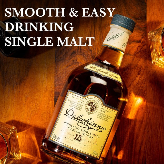 Dalwhinnie 15 Year Old Single Malt Scotch Whisky 70cl - British product