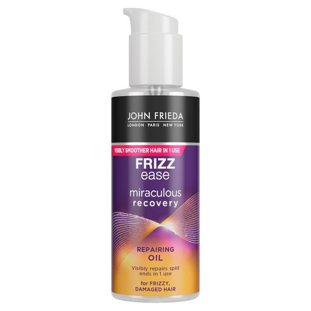 John Frieda repairing tropical hair oil for frizzy and damaged hair, UK version