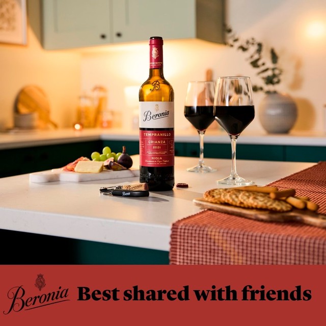 Beronia Rioja Crianza 2021 red wine 75cl - British product