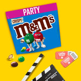 M&M's Crispy Milk Chocolate Party Mix 675g, imported from the UK